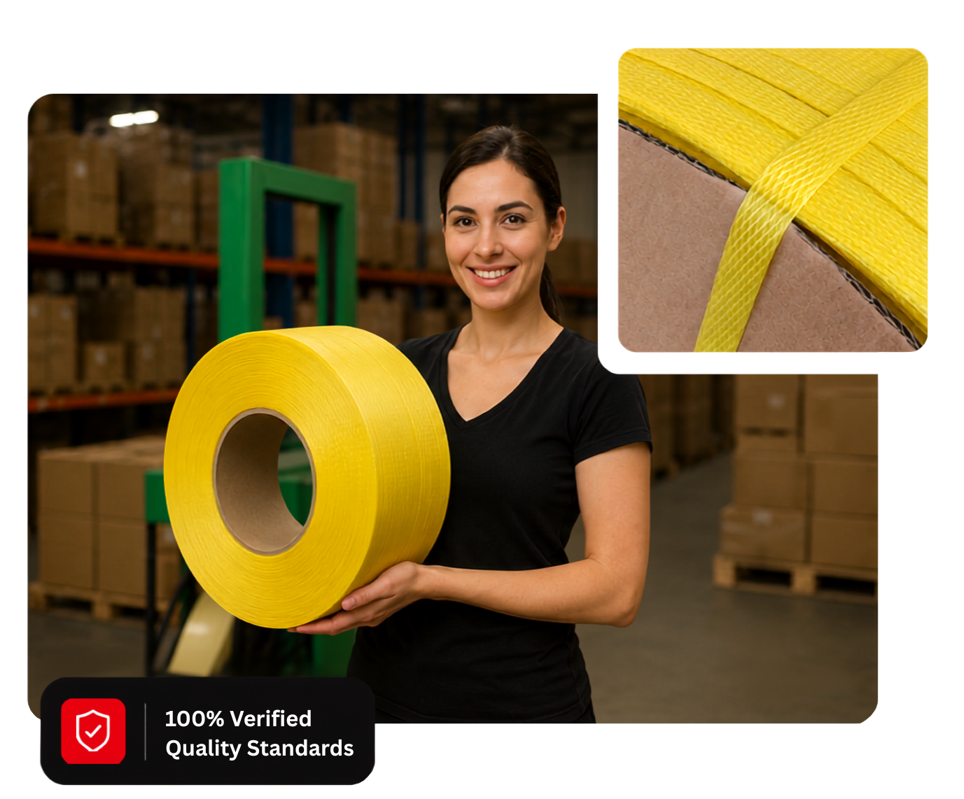 Kromb India manual semi-automatic and fully automatic PP strapping roll products