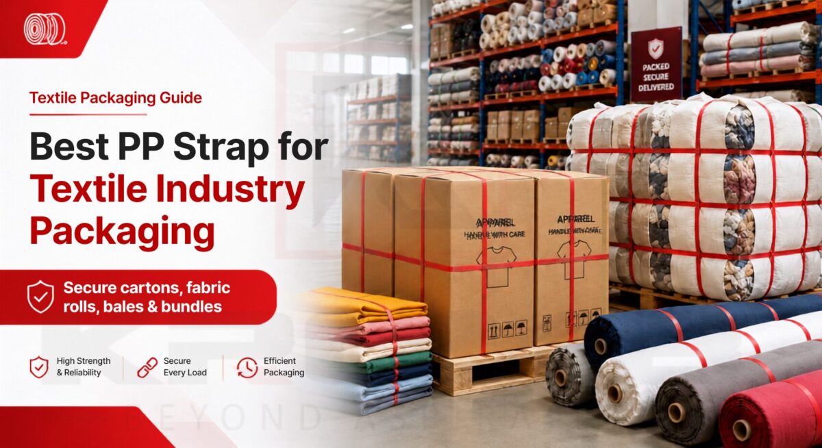 Best PP Strap for Textile Industry Packaging kromb india pvt ltd