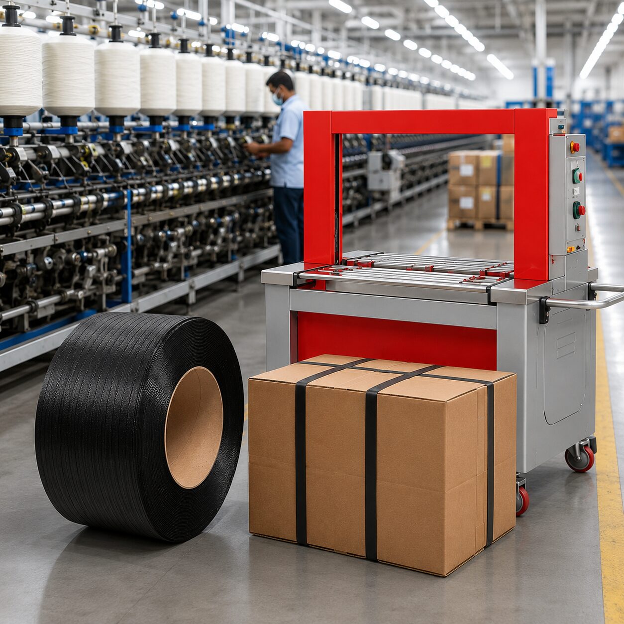 PP Strap for Spinning Mill Packaging