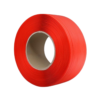 Red PP strap roll for customized industrial packaging